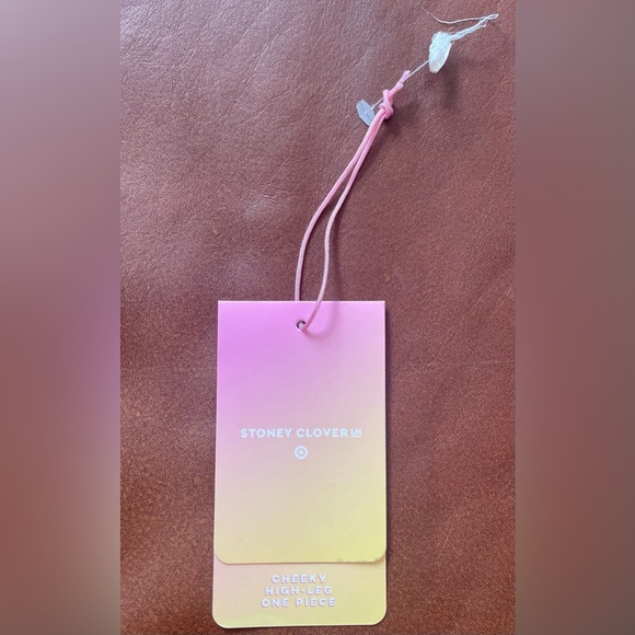 BNWT! STONEY CLOVER LN X TARGET, PASTEL, TIE DYE, CHEEKY, HIGH - LEG, ONE PIECE - Picture 12 of 16